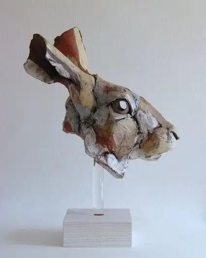 nichola theakston的陶土动物雕塑 o网页链接