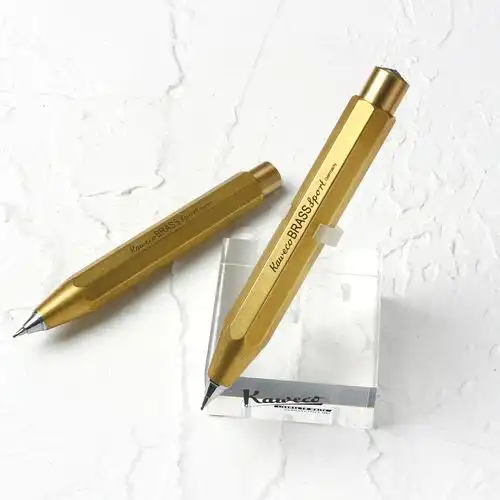 德国原装kawecobrasssport07mm黄铜系列自动铅笔铅笔
