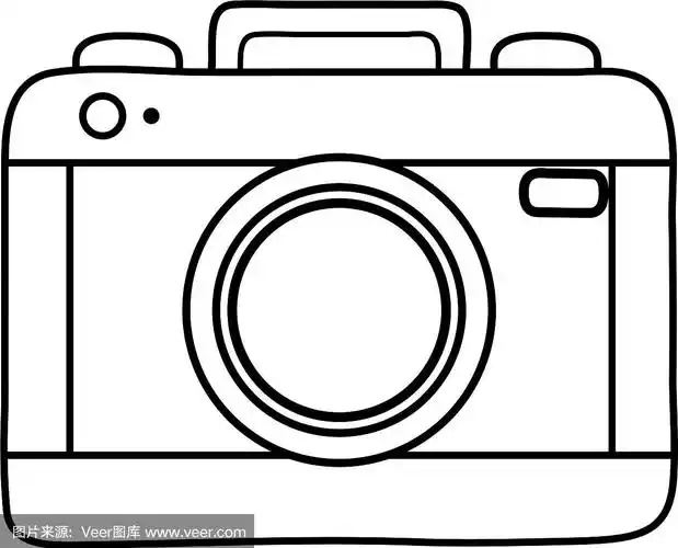 照相机图标黑白