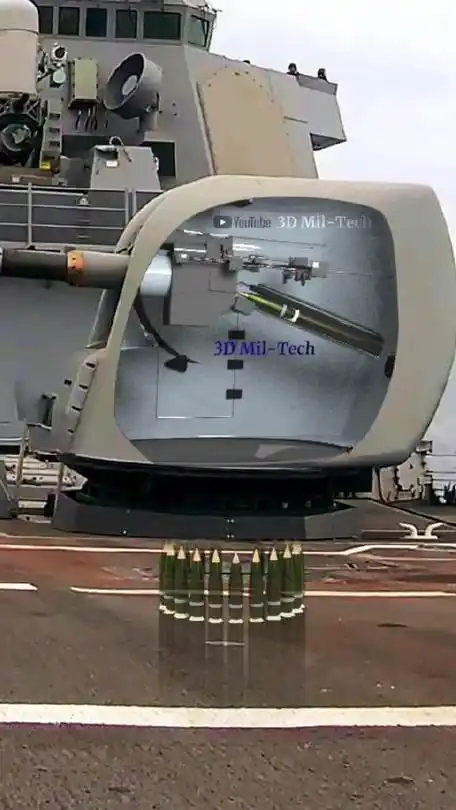 127毫米舰炮的自动装弹机结构