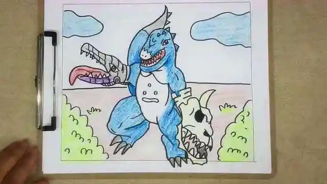 基多拉卡通简笔画