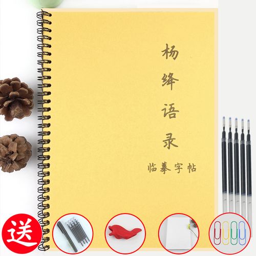 杨绛先生经典语录名言精选字贴抄写成人鲸落体楷体行书硬笔练字帖