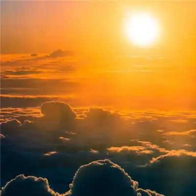 朦胧的朝霞图片风景头像