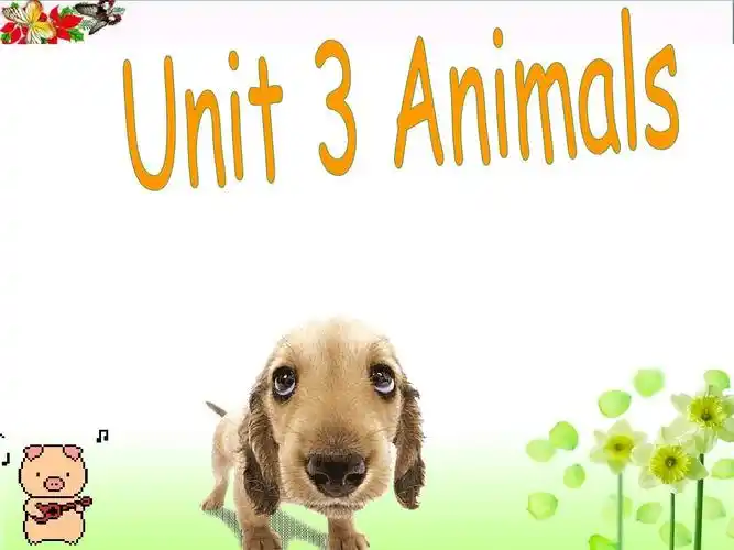 三年级英语上册unit3animals ppt精品课件3广东版开心