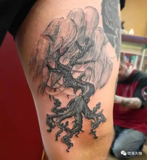 【第383期纹身素材】杨柳