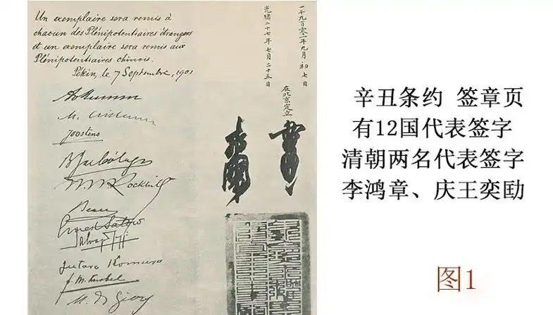 李鸿章《辛丑条约》上签字,写一个似是而非的"肃"字是什么意思