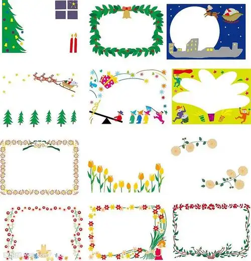 pop边框-15设计图__花边花纹_底纹边框_设计图库_昵图网nipic.com