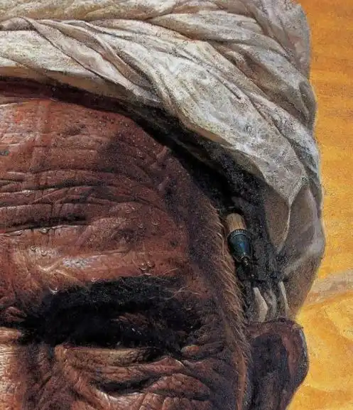 油画《父亲》,当年为参加评选添了支圆珠笔,为何被认为是败笔?