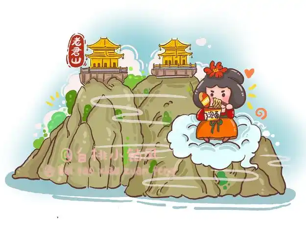 原创洛阳景热门点元素插画第一弹