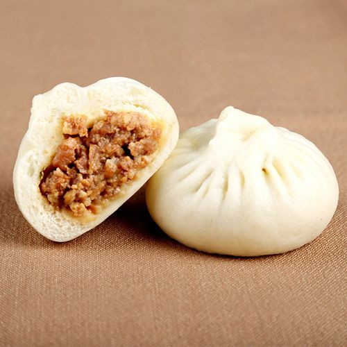 肉包桃花点点鲜汁大肉包子320g朵朵微波炉加热包点