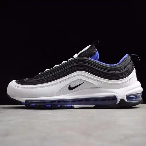 air max97南海岸串标银联名3m反光运动鞋男女全掌气垫跑步鞋 白炫彩