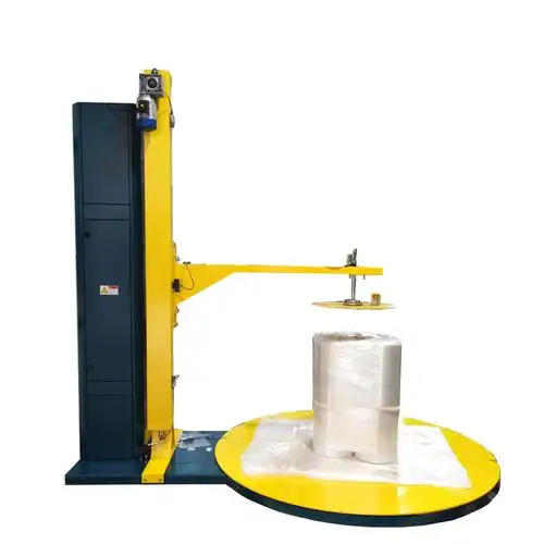 杭州托盘缠绕机转盘式拉伸膜缠绕设备纸箱缠绕膜包装机缠绕机