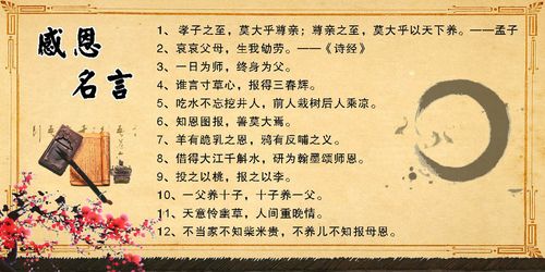 关于感恩的名言(关于感恩的名言警句)