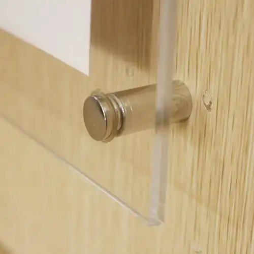 定制横竖两用双层透明夹板 亚克力展板 海报广告形象展示板