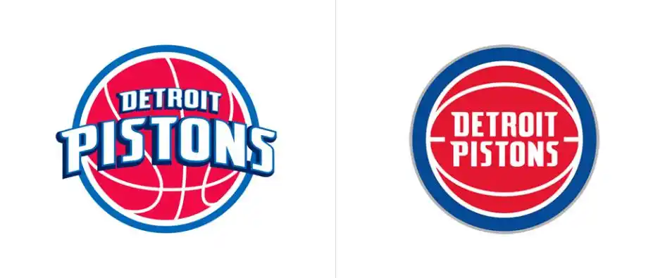 detroit pistons底特律活塞队的新logo
