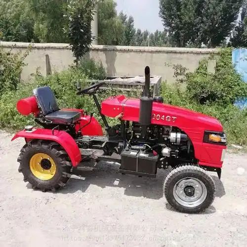 鸿睿小四轮拖拉机旋耕机四轮带谷子播种机三点悬挂四轮拖拉机