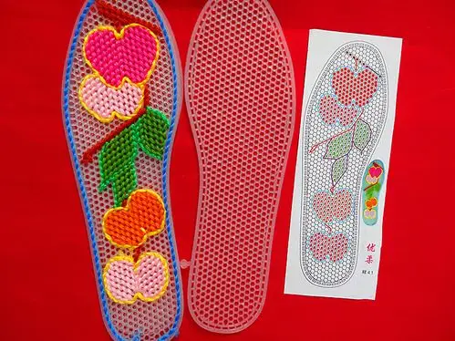 小格塑料网格鞋垫