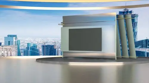 时尚简约风格虚拟演播室背景