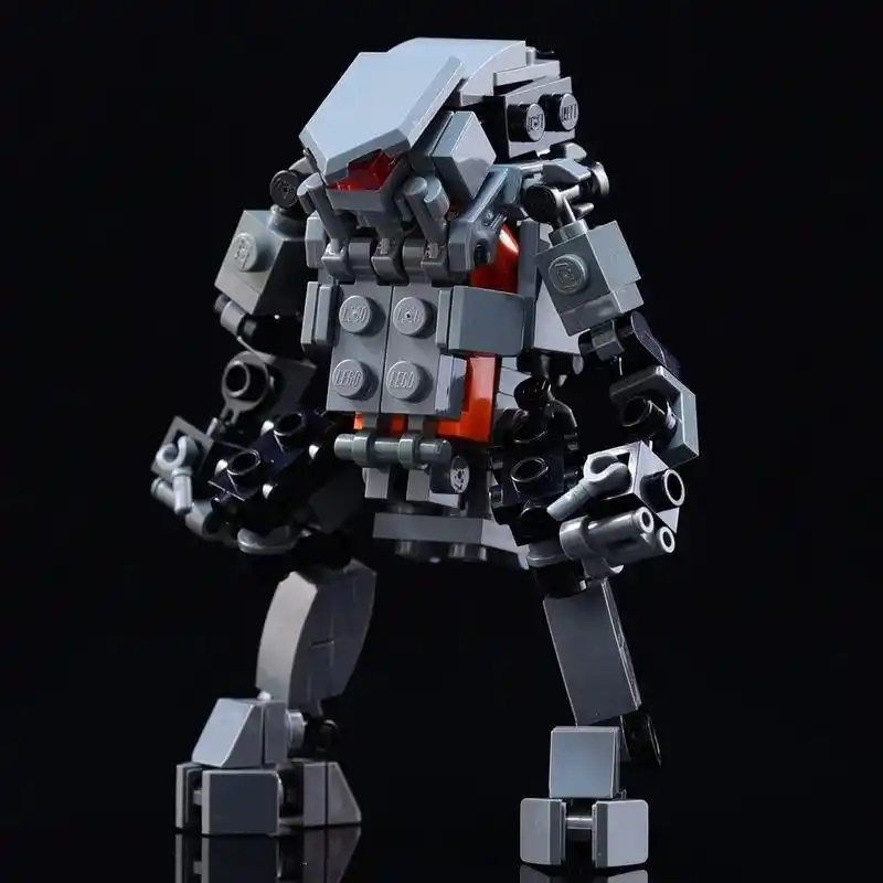 moko大神新的小型乐高moc机甲分享 大家好~今天继续给大家分享moko