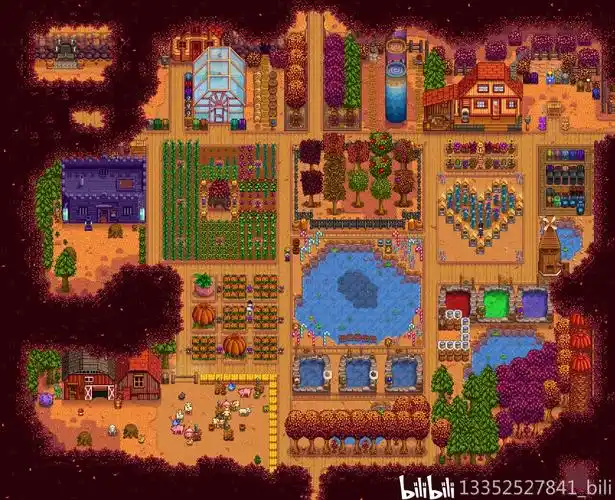星露谷物语布局森林农场