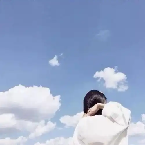 蓝天白云女头