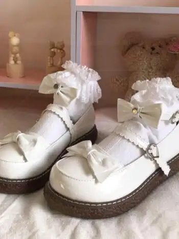 そぅ曲熠轻奢萝莉洛丽塔小皮鞋女jk鞋学生日系可爱软妹制服大头娃娃