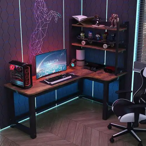 转角书桌电脑桌台式家用办公桌简易桌子卧室电竞电脑桌