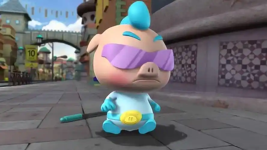 猪猪侠之变身小英雄波比被超人强吓晕你是有多可怕