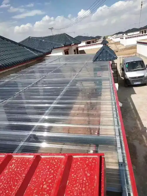 透明阳光户外雨棚亮瓦采光瓦屋顶阳光板铁皮石棉瓦