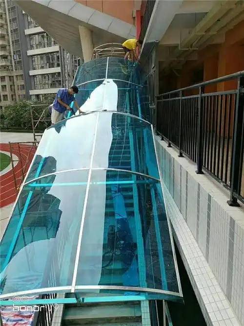 透明实心pc耐力板3mm全新材料采光板加工定制遮阳棚屋顶棚雨棚板