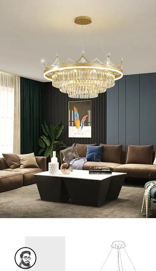 2021新款客厅吊灯简约现代轻奢餐厅卧室灯北欧创意网红灯具led