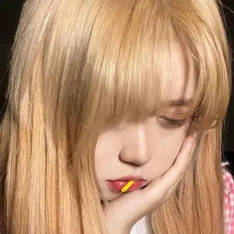 金发美女非主流头像女生头像图片回车桌面