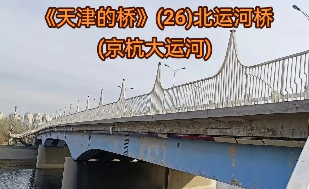 《天津的桥》(26)【北运河桥(京杭大运河)】(咸阳北路)@ - 抖音