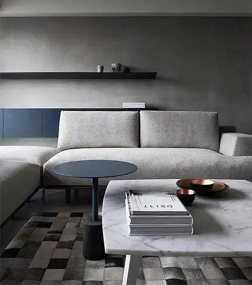 水泥灰的墙,灰裸的很高级!