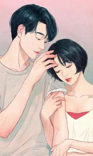 情侣壁纸高清锁屏全屏手机壁纸有你真好