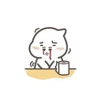 捂着鼻子流鼻血表情包_微信头像图片大全