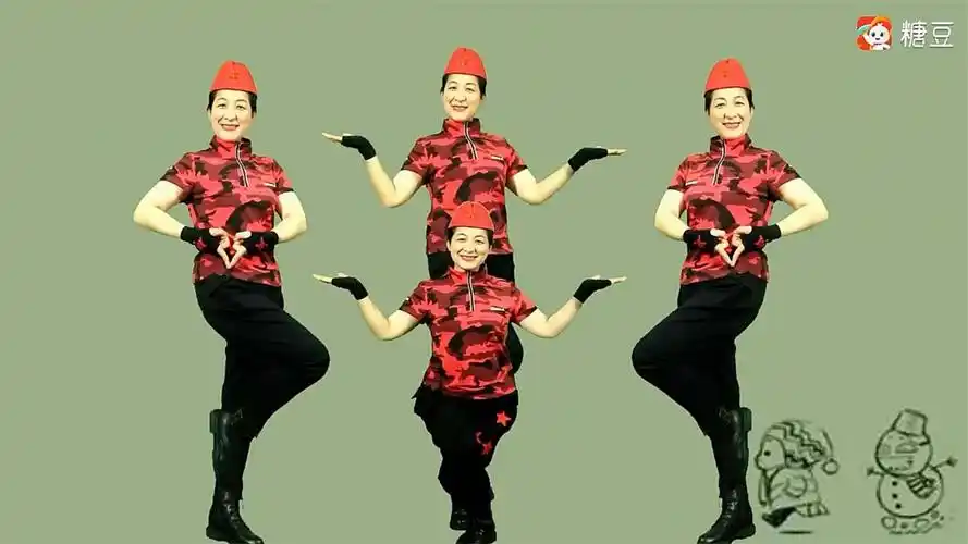 糖豆精品广场舞画你潇洒帅气爆火单人64步水兵舞