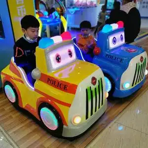 儿童投币摇摇车商场超市电玩城投放游戏机玻璃钢警车摇摆机卡通新