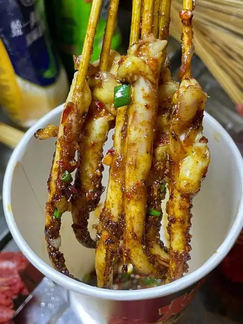 常德探店这个铁板鱿鱼须有点狠