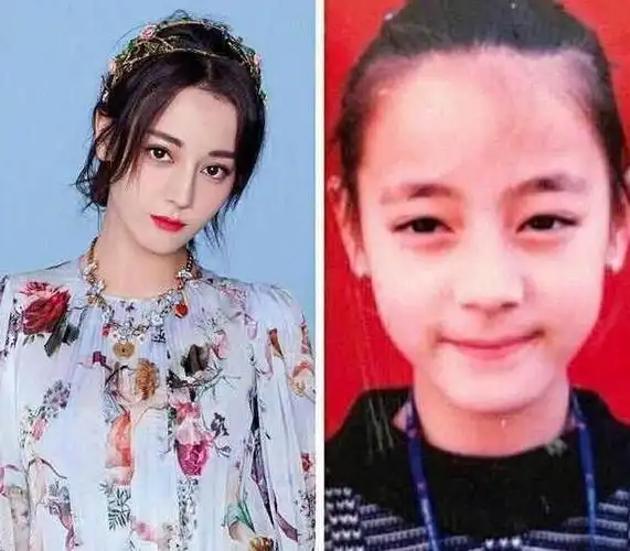 这颜值放在人堆里绝对是最亮眼的一个,萌萌的热巴宝宝卧蚕在小的时候