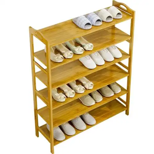 鞋架实木简易家用经济型组装多功能多层省空间架子鞋架
