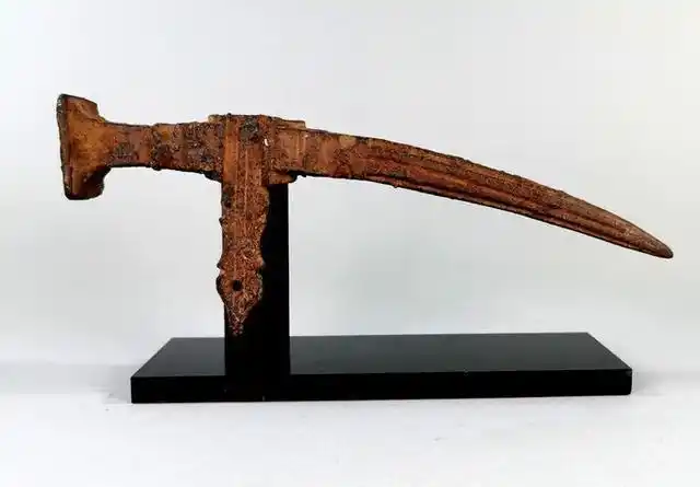 15世纪欧洲战锤实物!其是板甲时代的重要武器,破甲性能极为优越