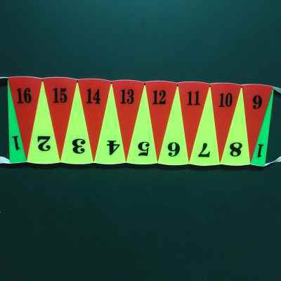 磁性十六等分圆面积演示器 教学仪器小学数学教具圆周率计算模型