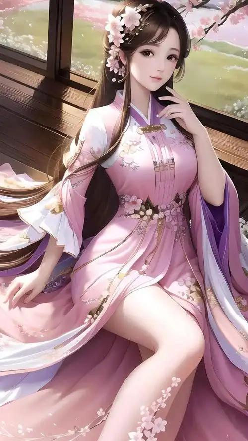 分享一组古风少女壁纸,让你的二次元桌面更加唯美典雅.