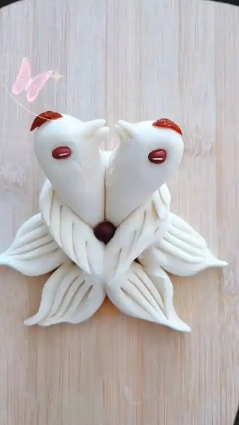 美食超话漂亮的小鸡花馍能学会吗?花样面食制作面点.