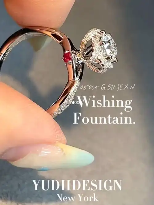 广州钻戒定制唯美宫廷感婚戒