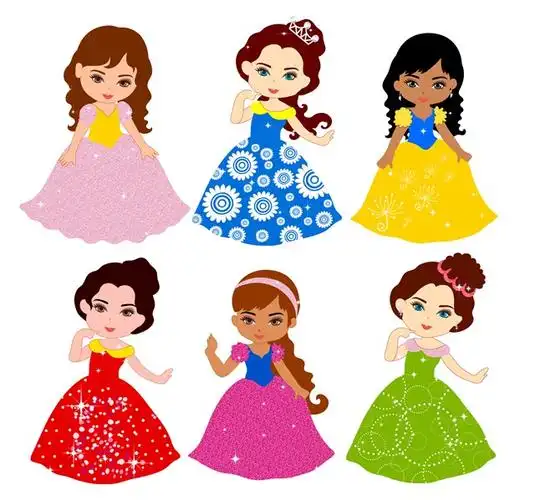 下载 png下载 ai冬季女孩穿搭人物下载 png下载 ai卡通滑雪女孩下载