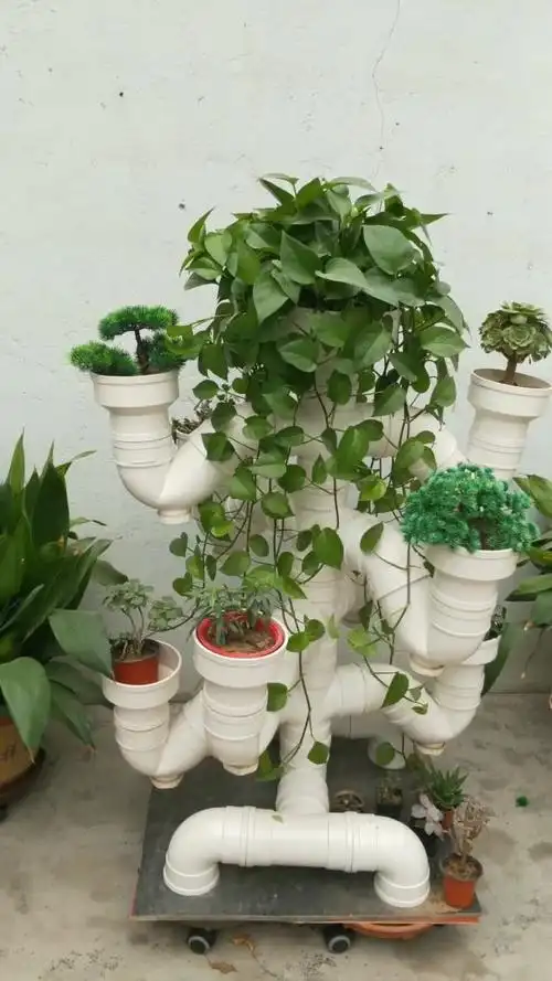 自制水管立体花架