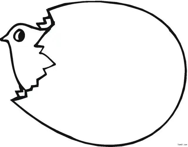 鸡蛋的画法简笔画 鸡蛋的画法简笔画图片彩色