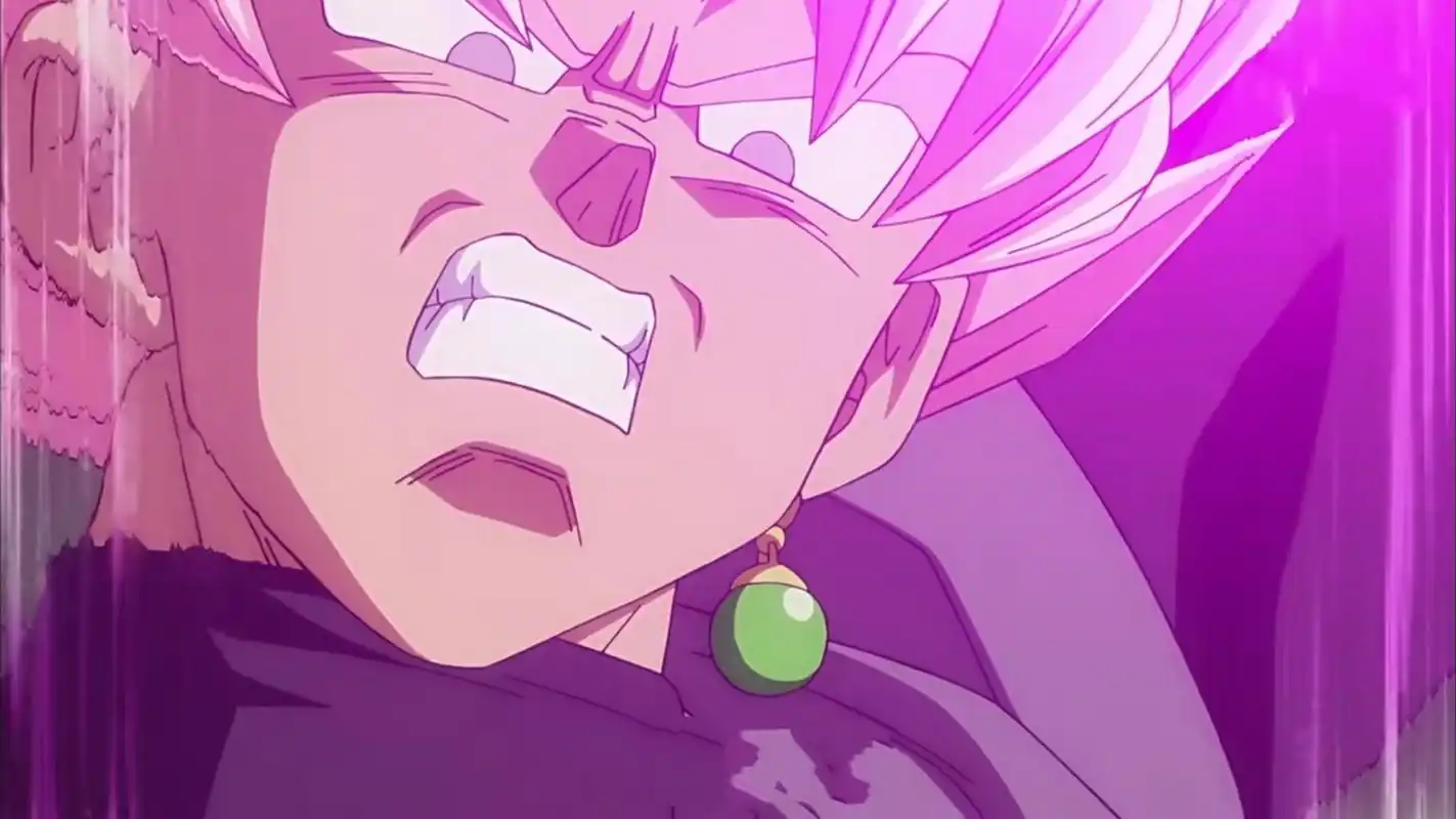 龙珠超 :黑悟空变身为超级赛亚人桃红,特兰克斯被狂扁 !